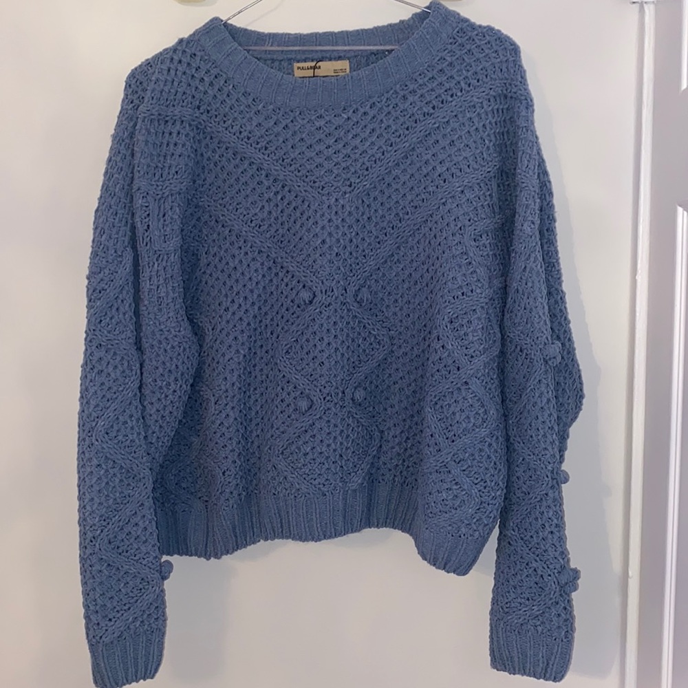 Light blue knitted sweater ⚡️SEND BEST OFFER⚡️